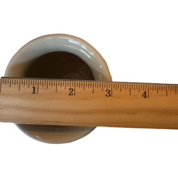 Vintage Gabriel Sweden Stengods Pottery Vase Handpainted Leaves and Berries - Picture 8 of 8